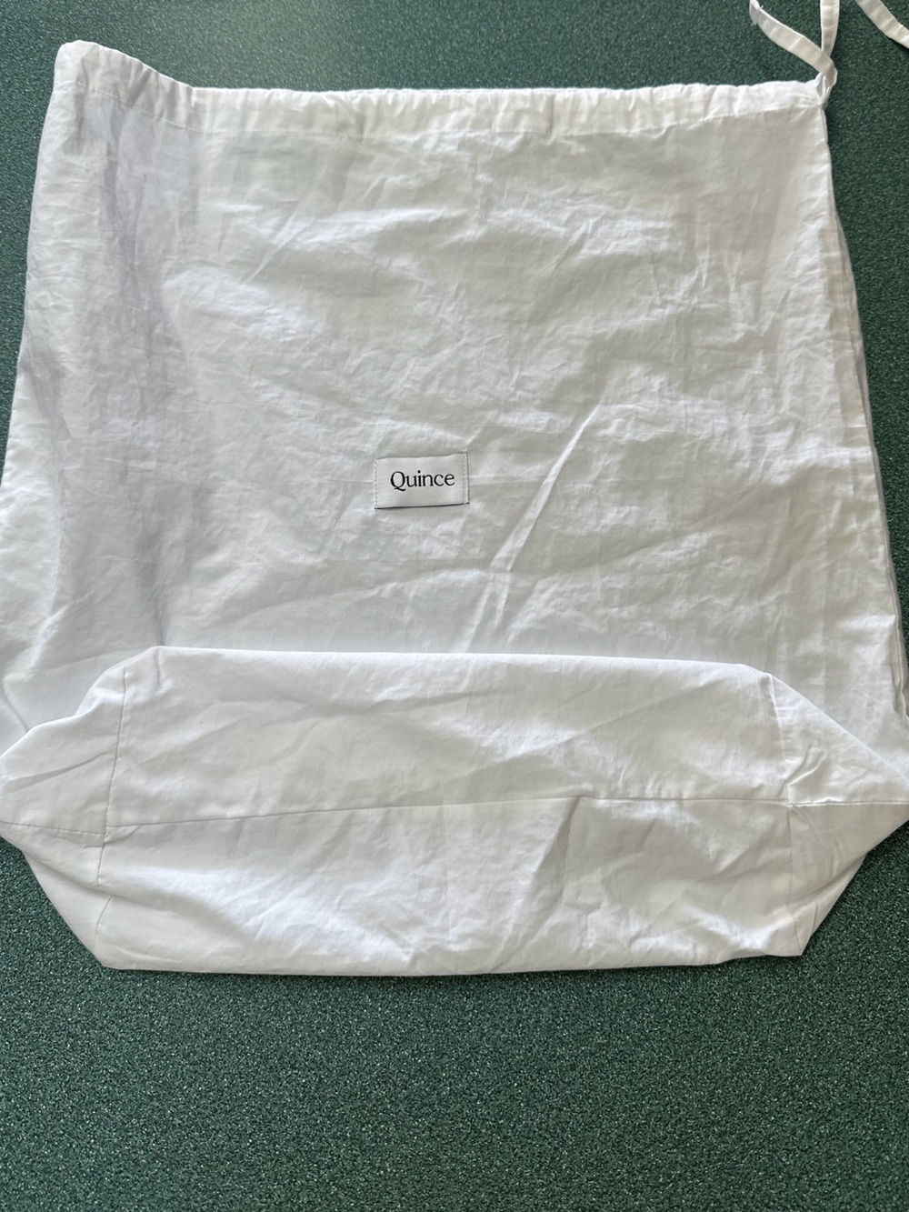 Quince Cotton Dust Bag w/ Flat Bottom | 16x16.5 | Purse Storage